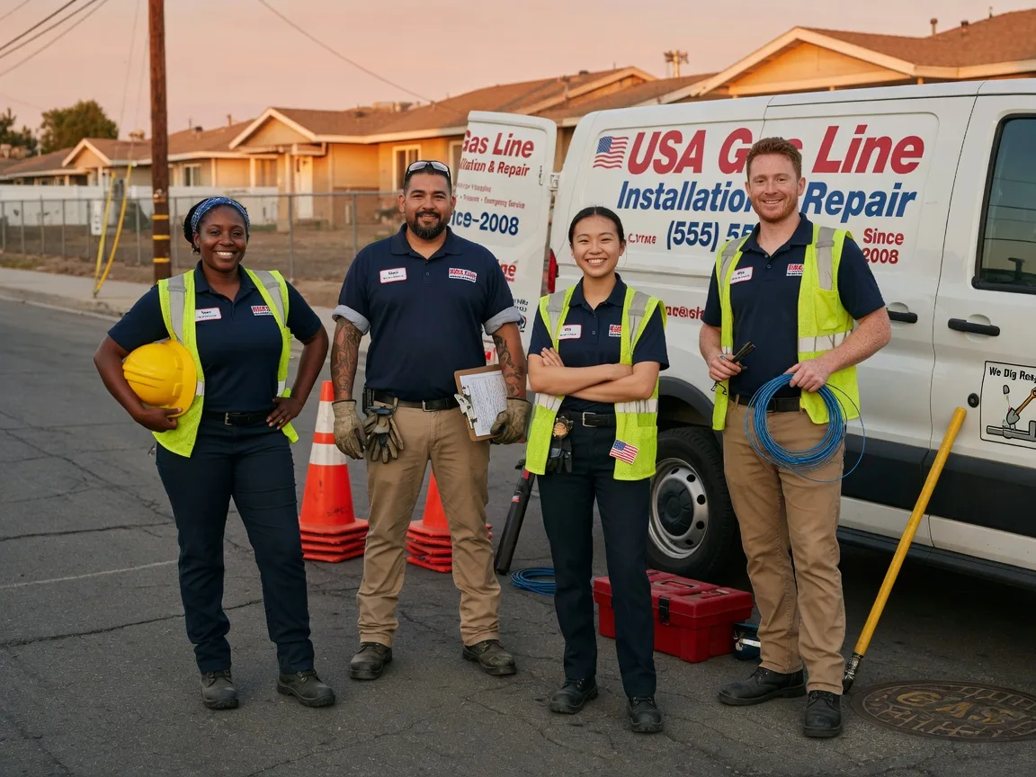 Gas Line Installation company in Vredenburgh, AL